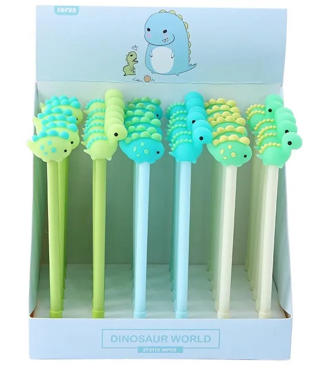 22344 DINOSAUR GEL PEN-36