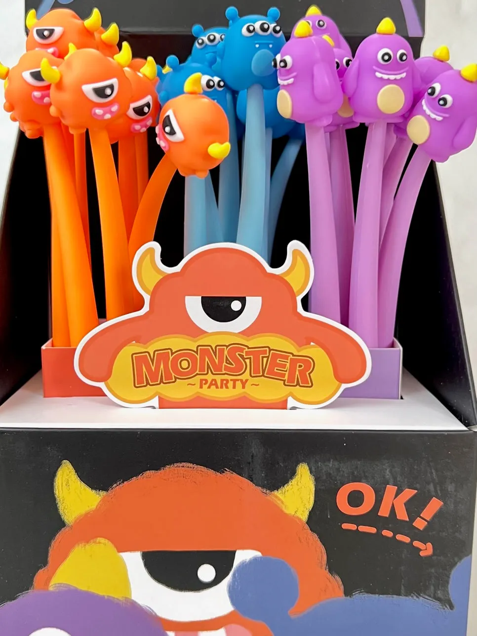 22513 MONSTER WIGGLE GEL PEN-24
