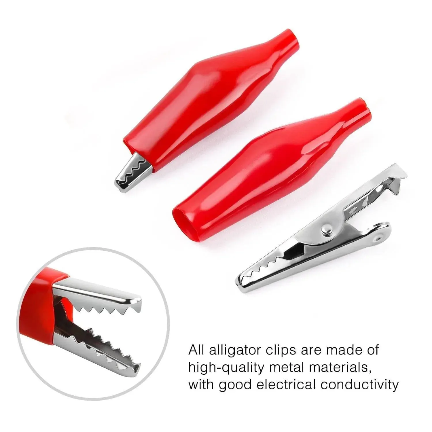 60Pcs Metal Alligator Clips