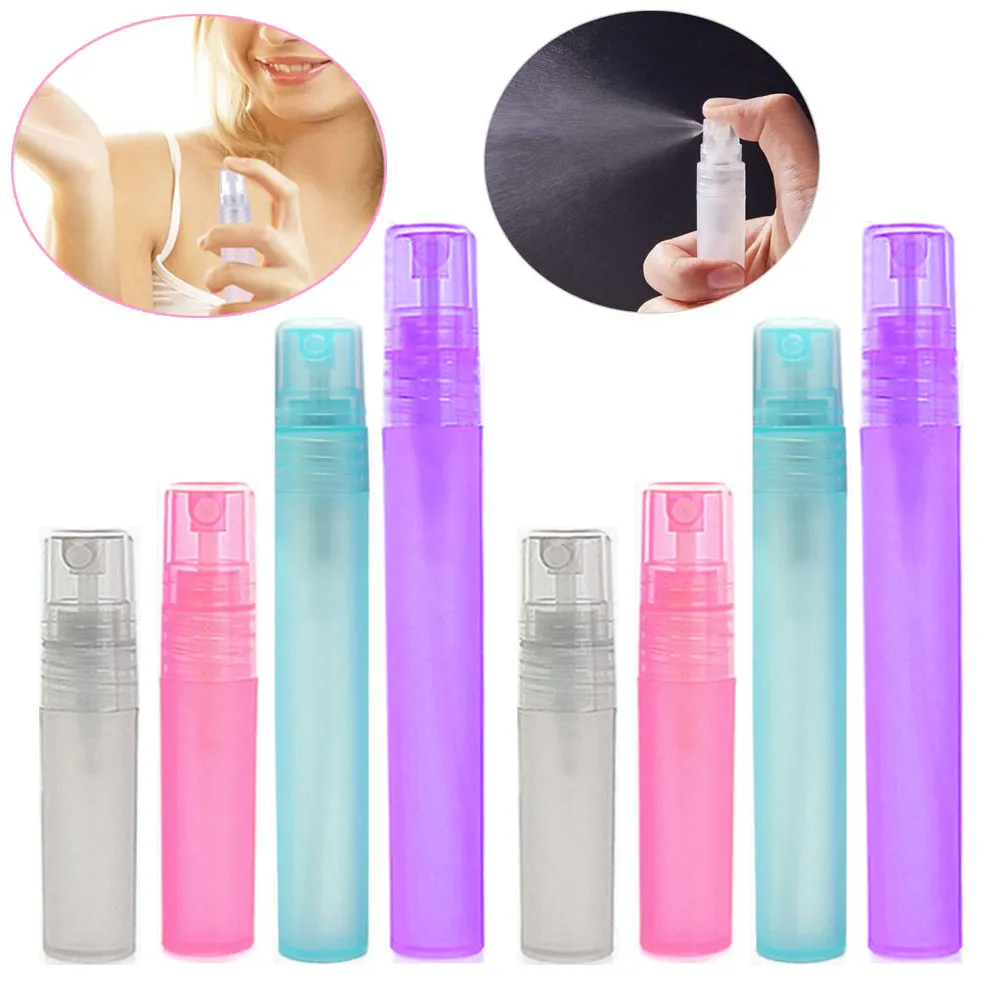 8 Pc Mini Travel Perfume Atomizer Bottles Refillable Portable Spray Mist Pump