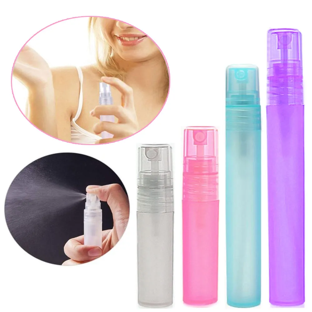 8 Pc Mini Travel Perfume Atomizer Bottles Refillable Portable Spray Mist Pump