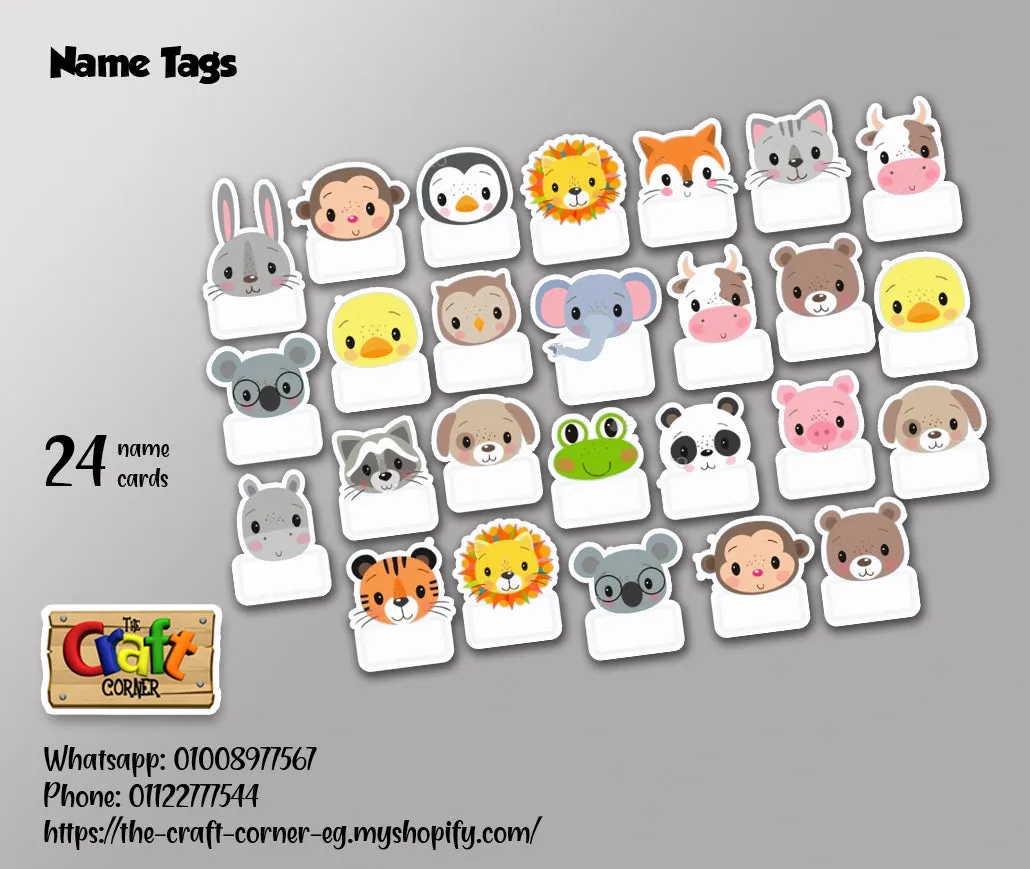Animals Welcome Board Set