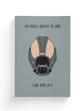 Bane Minimalistic Composition Notebook