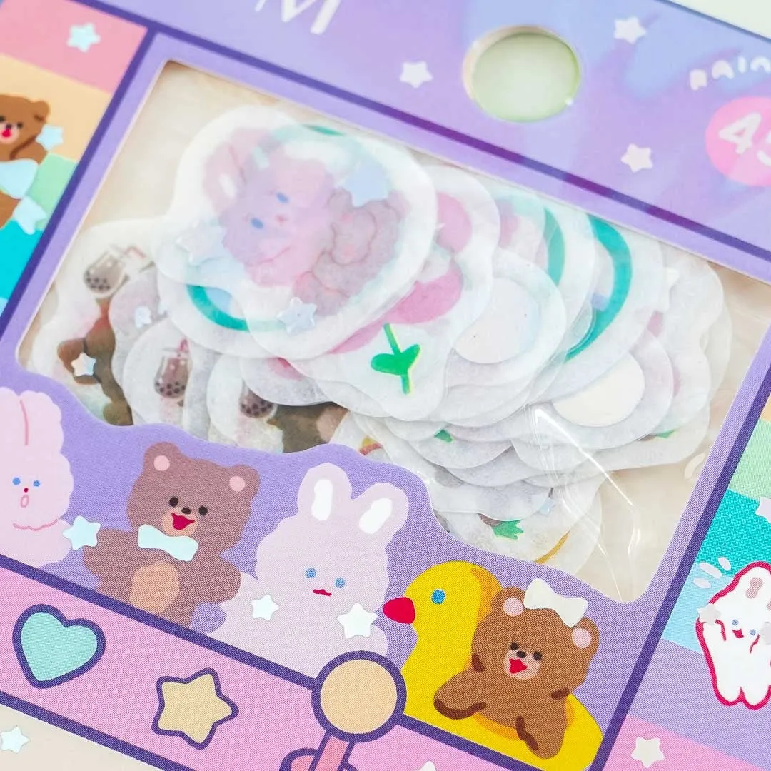 BGM Sticker Flakes - Animal UFO Catcher