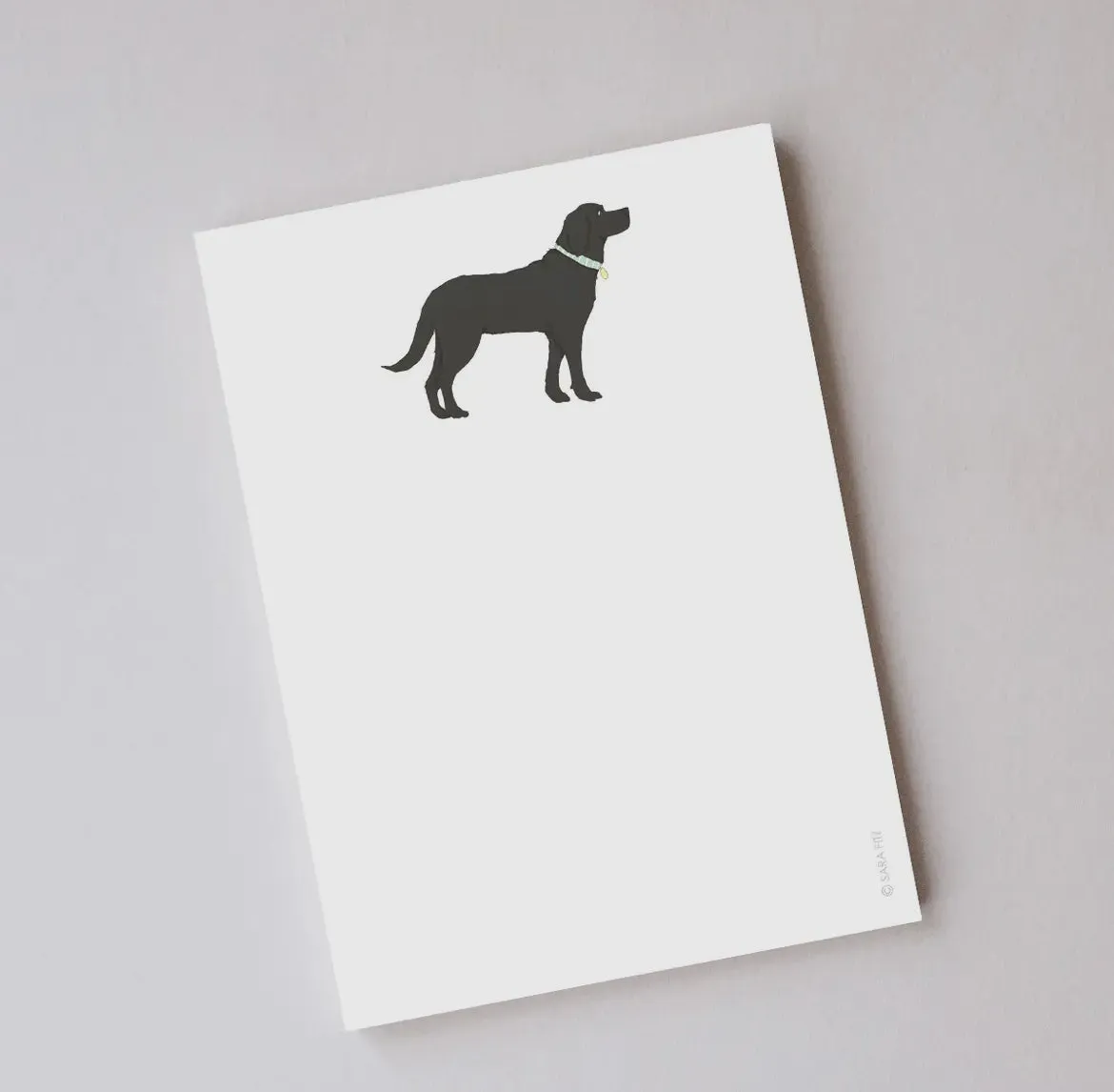 Black Pup Notepad