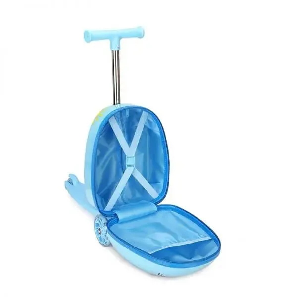 Blue Scooter Luggage