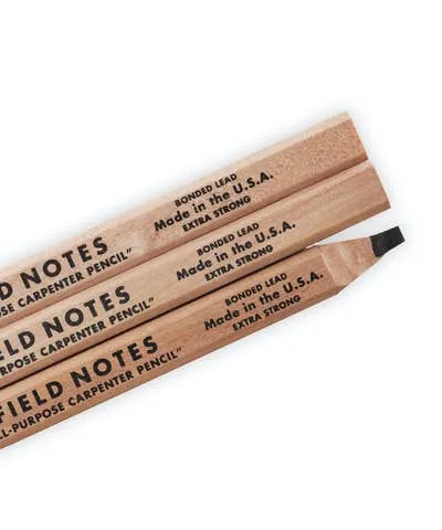 CARPENTER PENCIL 3-PACK FSC-CERTIFIED WOOD