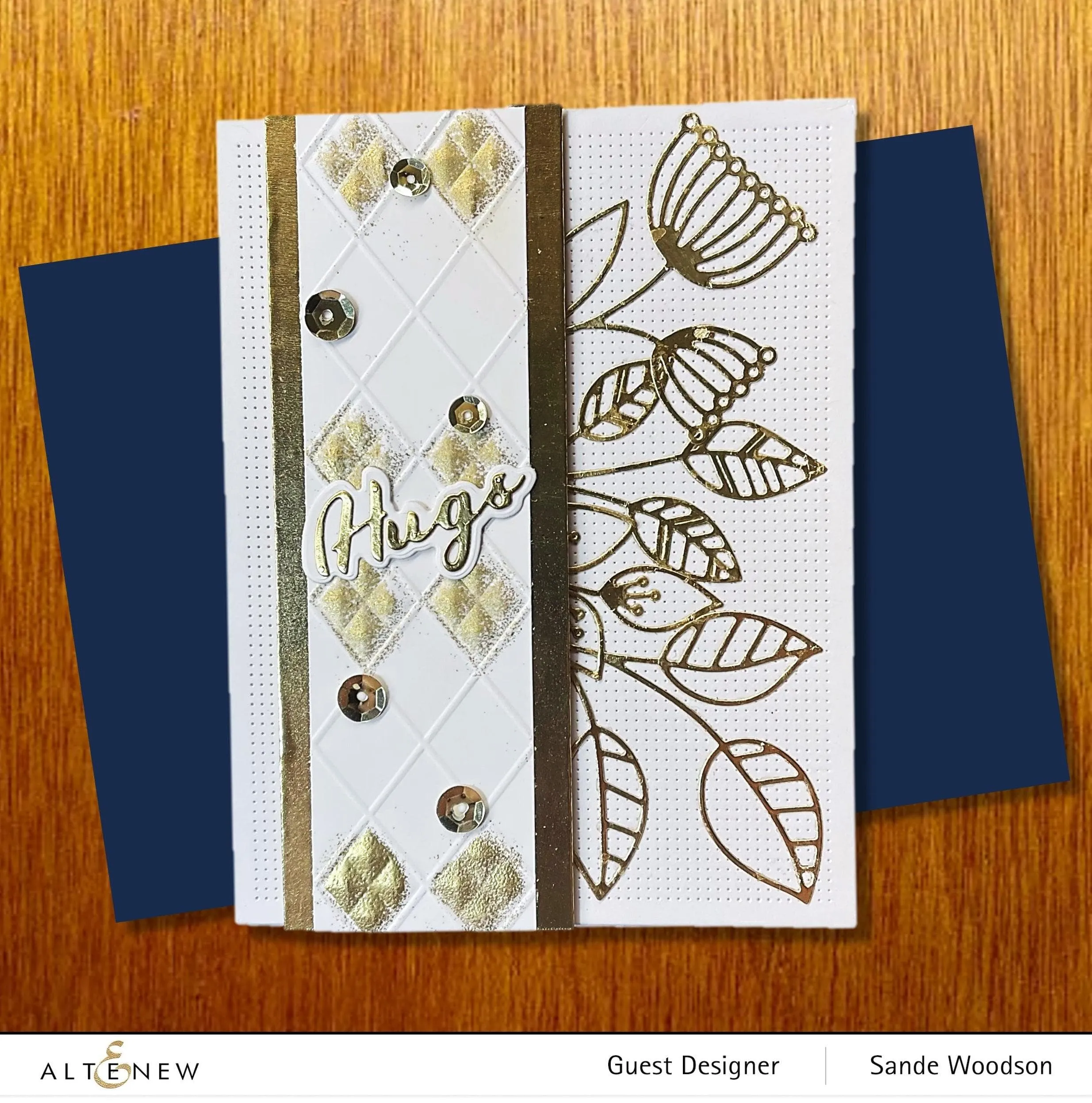 Checkered Diamonds 3D Embossing Folder