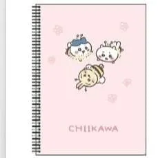 Chiikawa Spring Spiral A4 Ruled Notebooks