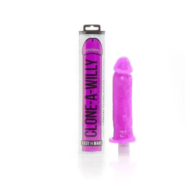 Clone a Willy Neon Silicone Purple