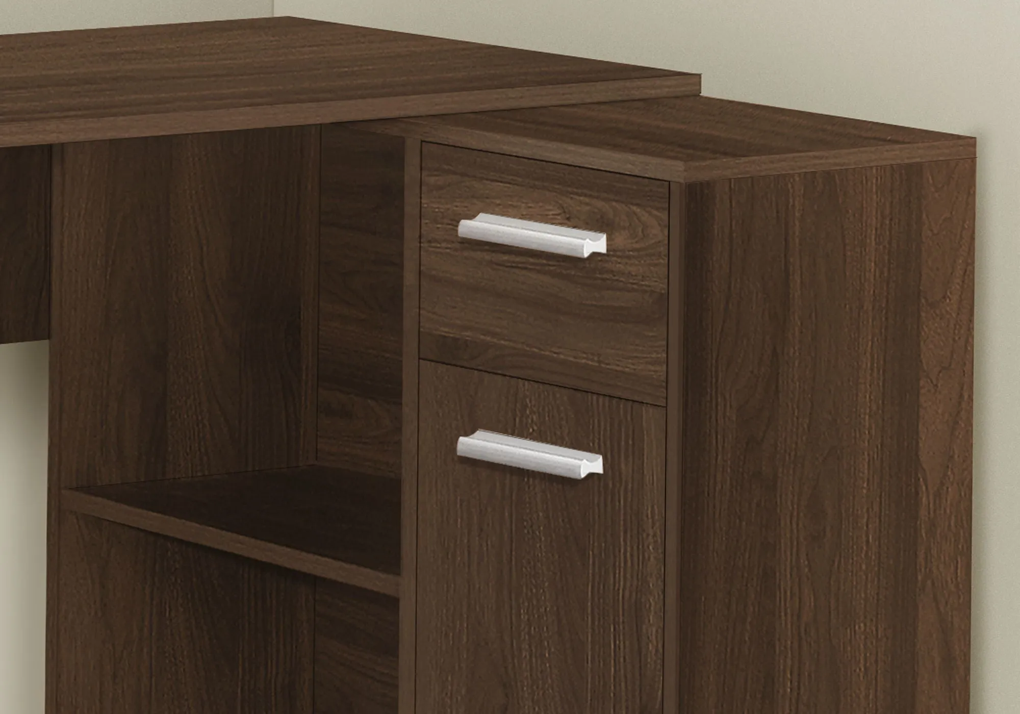 Computer Desk, Home Office, Corner, Storage Drawers, L Shape, Contemporary & Modern by Couch.com
