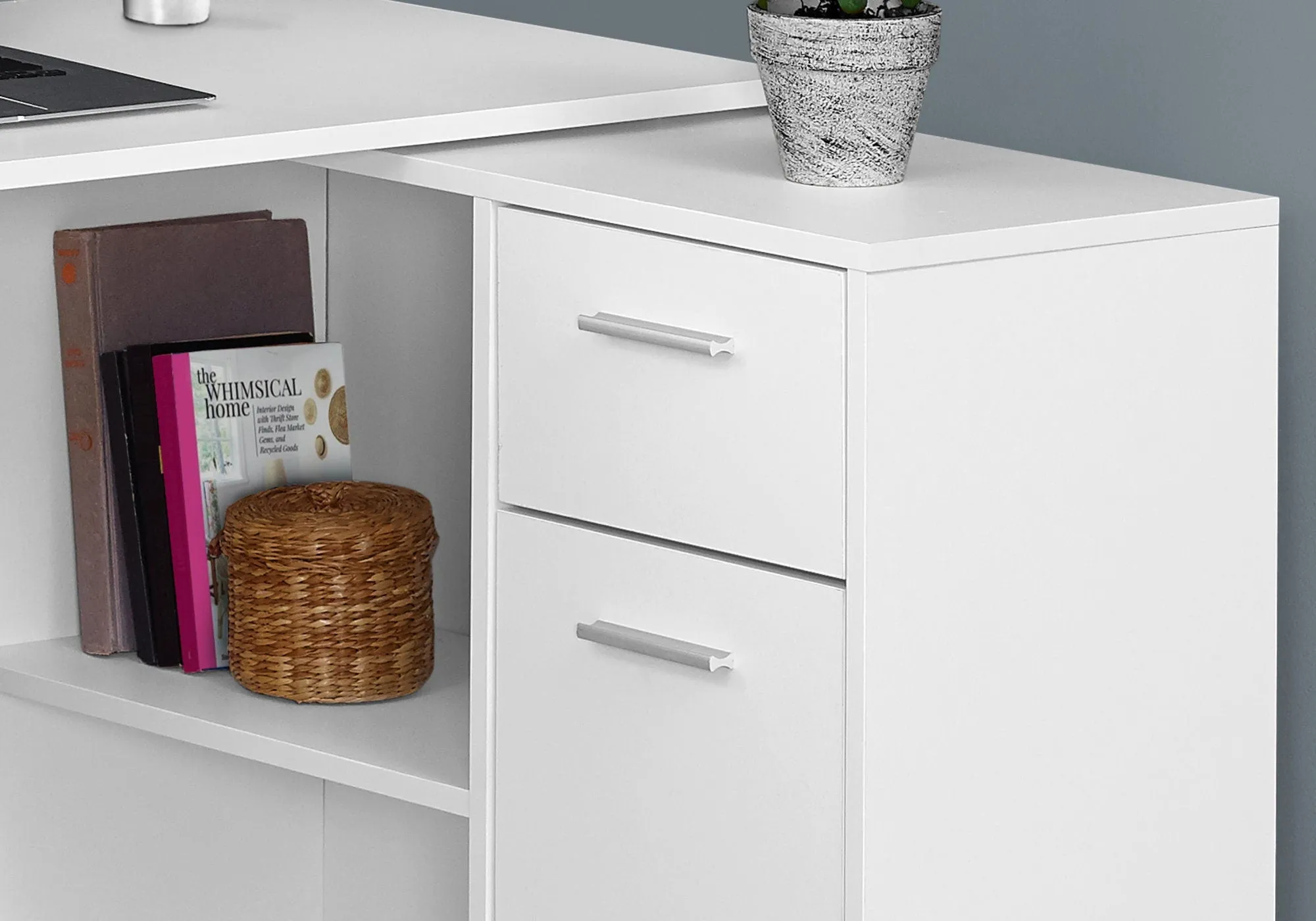 Computer Desk, Home Office, Corner, Storage Drawers, L Shape, Contemporary & Modern by Couch.com