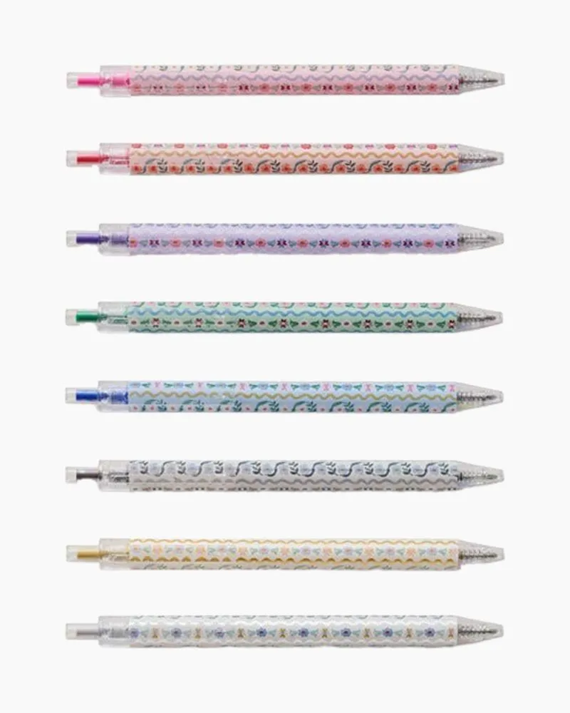 Delphine Gel Pens - Set of 8