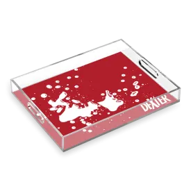 Dexter Blood Spatter Acrylic Tray