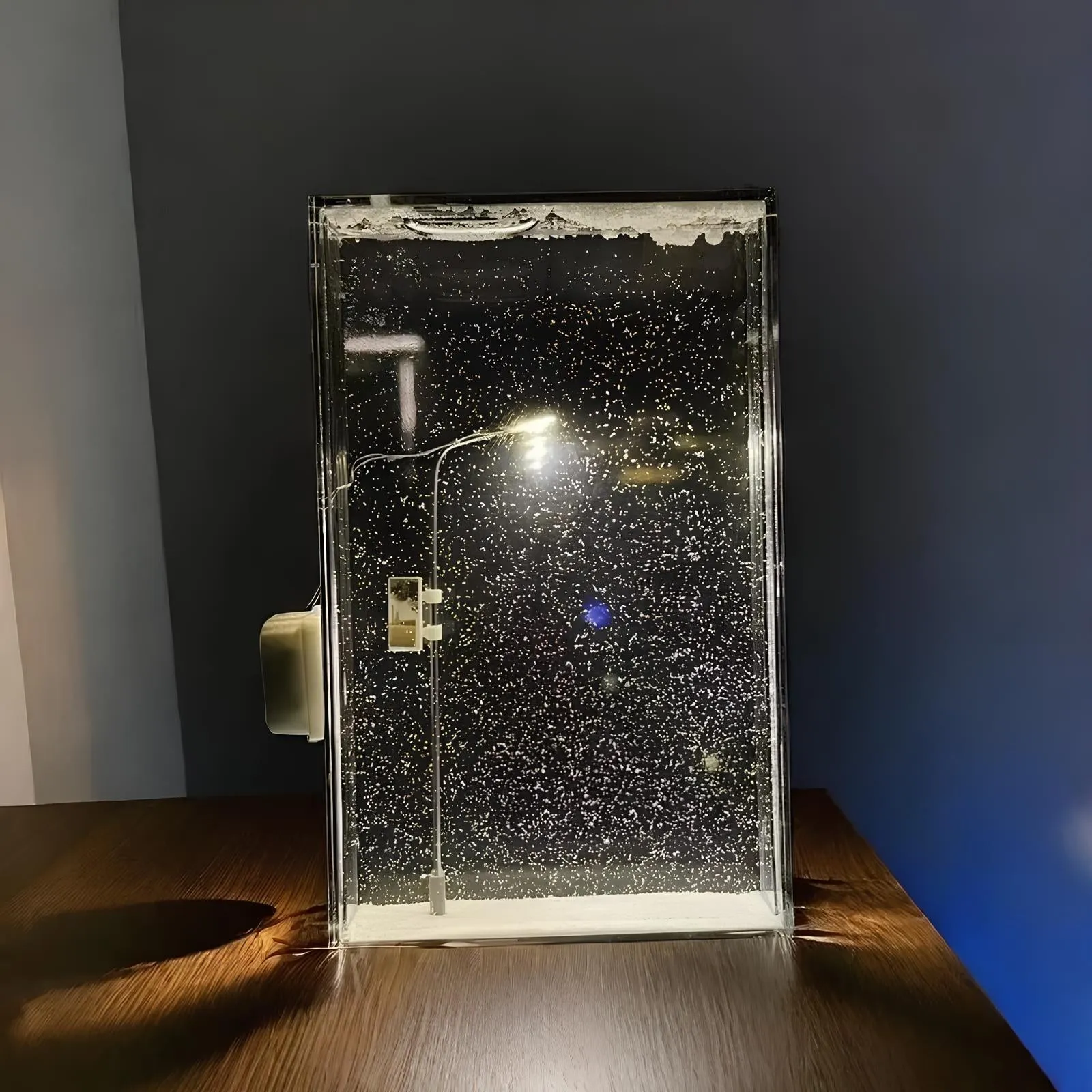 DIY Magic Snowy Landscape Night Light –  Desktop Decor