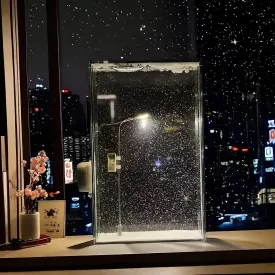 DIY Magic Snowy Landscape Night Light –  Desktop Decor