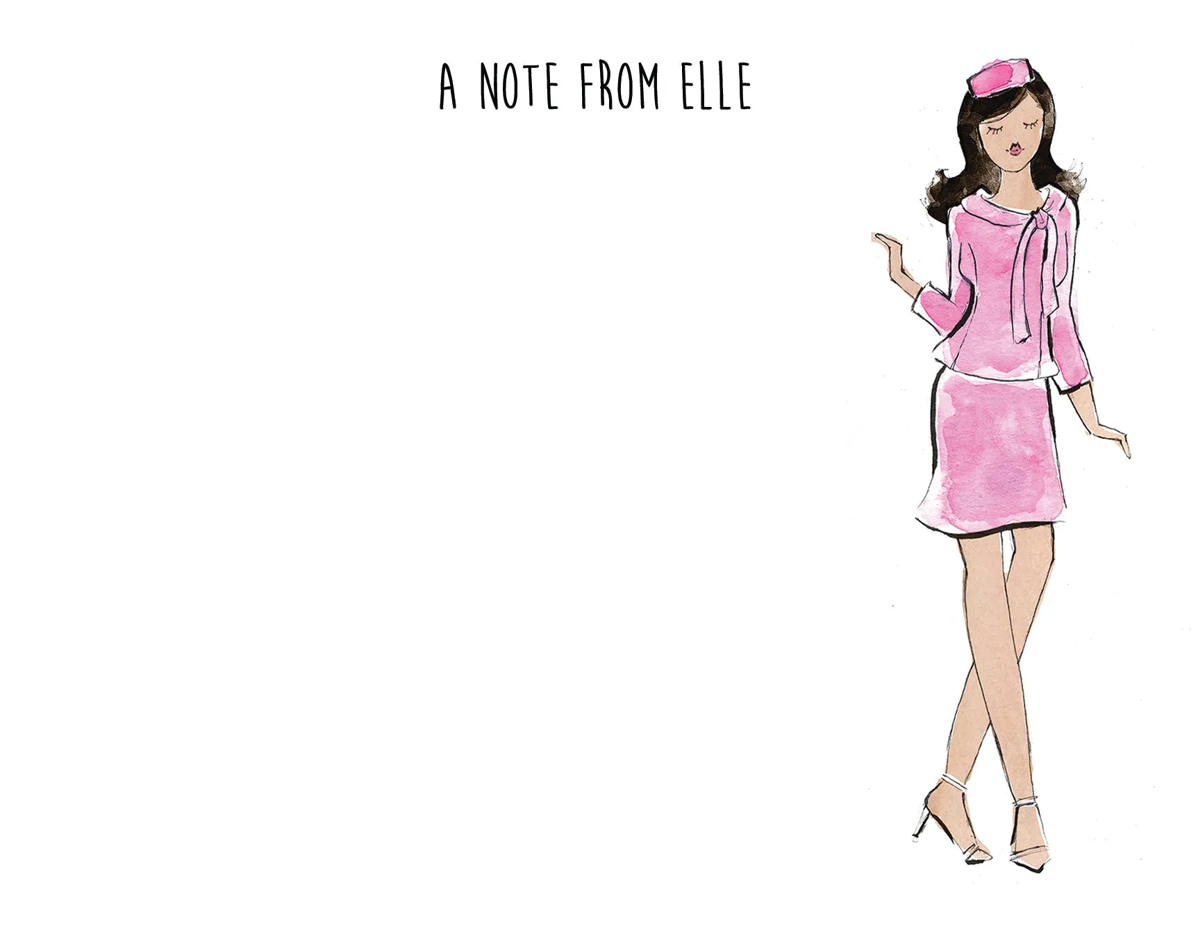 Elle Inspired Personalized Stationery