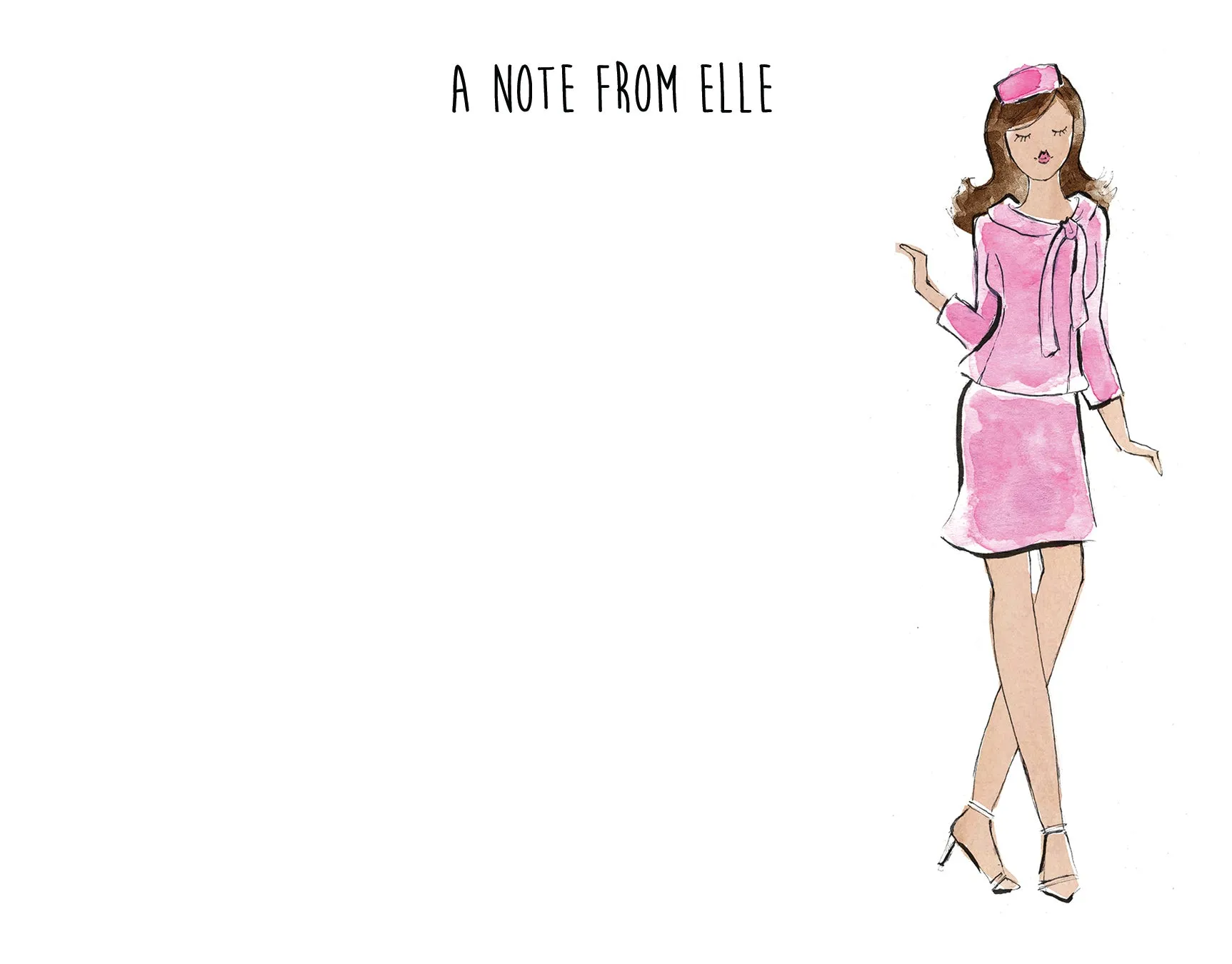 Elle Inspired Personalized Stationery