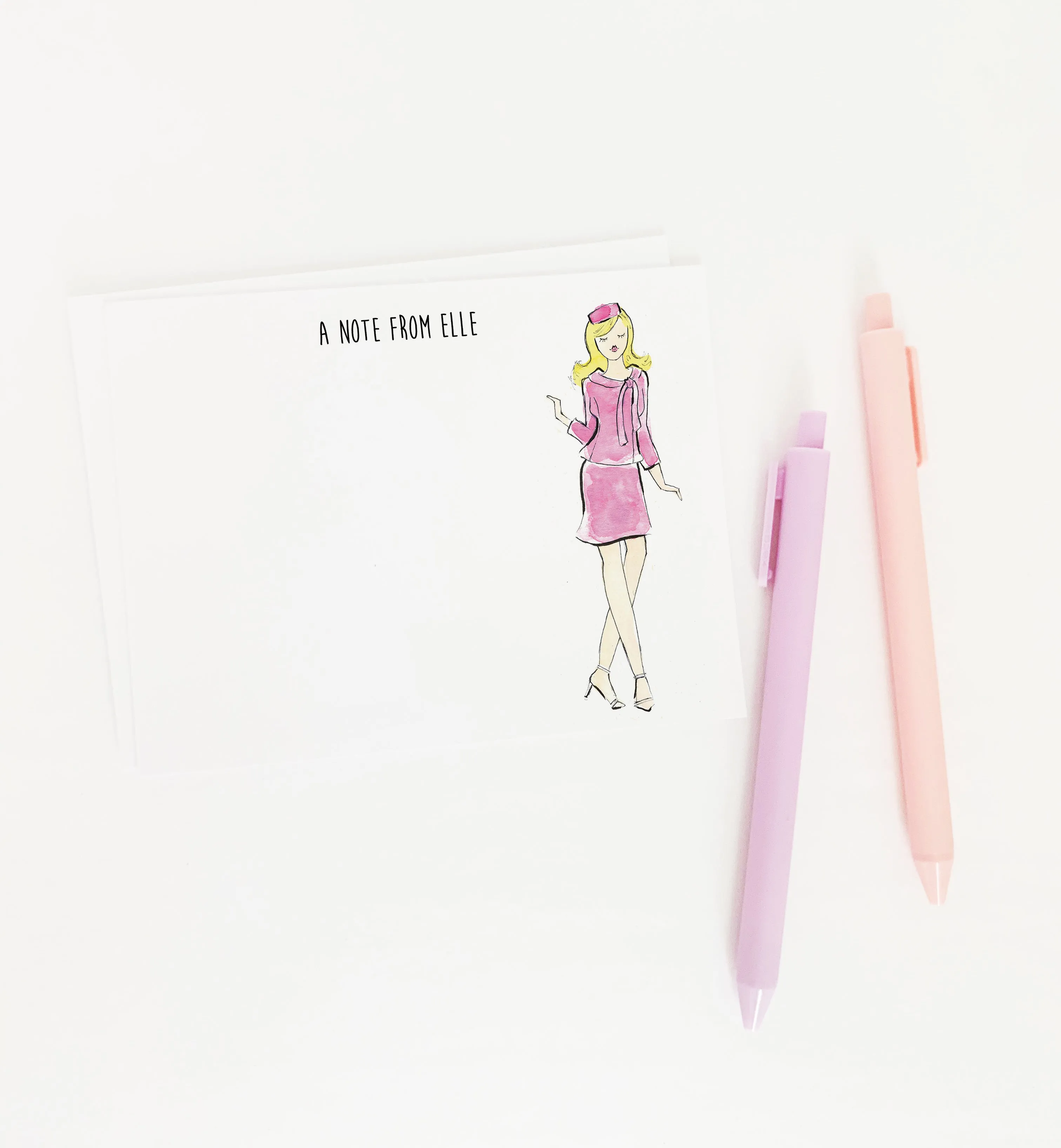 Elle Inspired Personalized Stationery