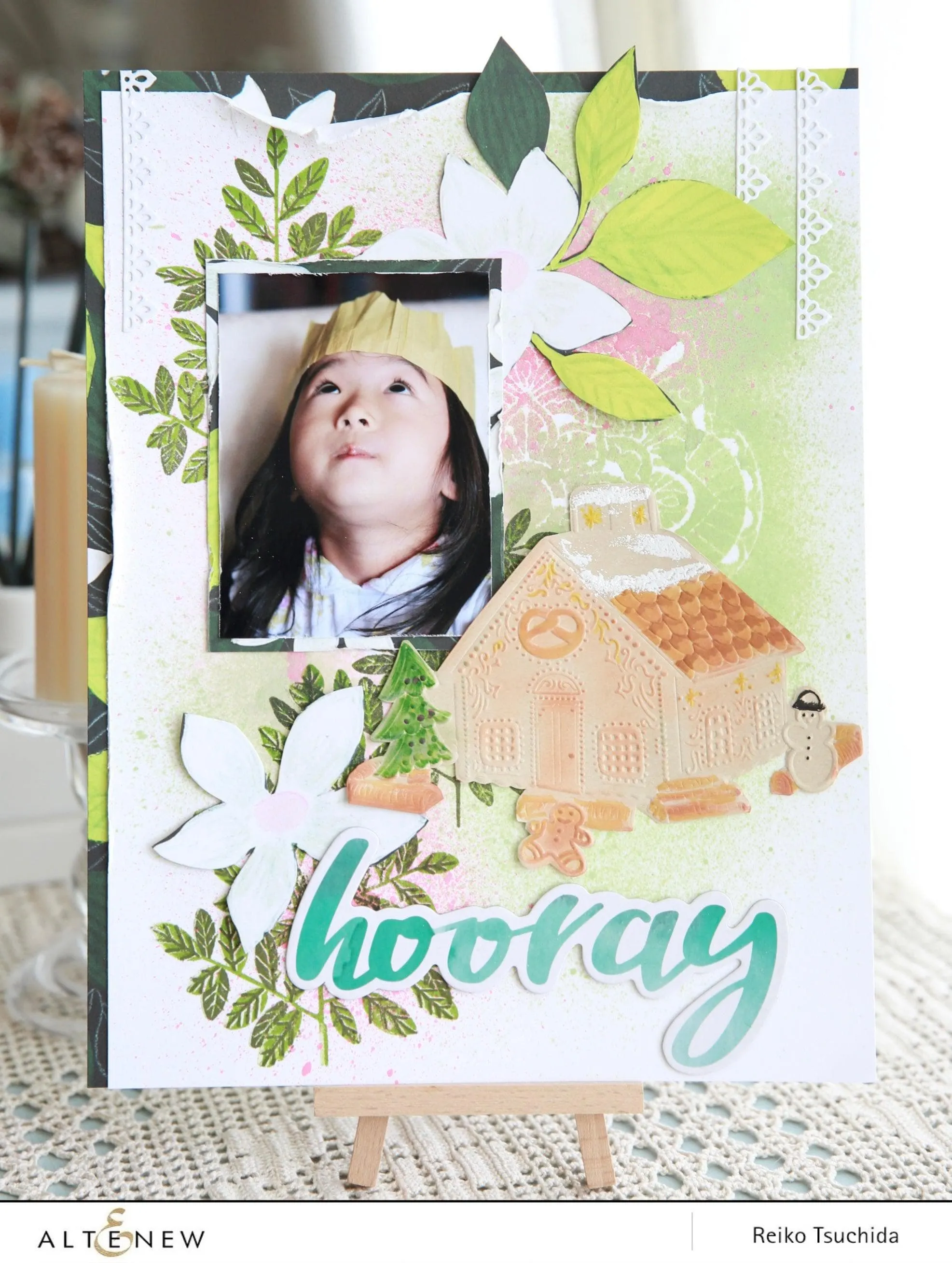 Gingerbread House 3D Embossing Folder