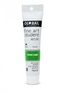 Green Light Acrylic Paint Tube - 75ml