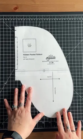 Hidden Pocket Digital Sewing Pattern