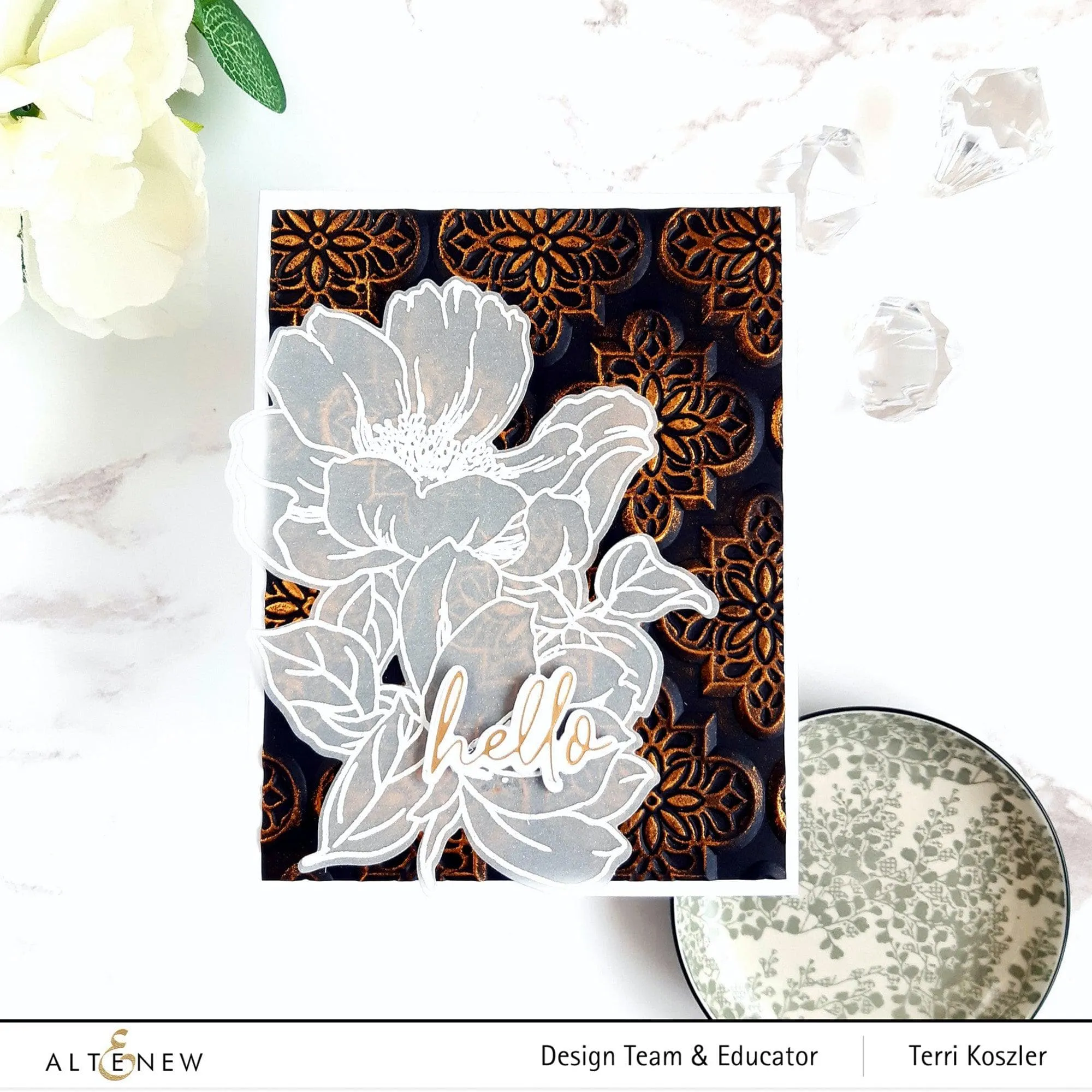 Intricate Tiles 3D Embossing Folder