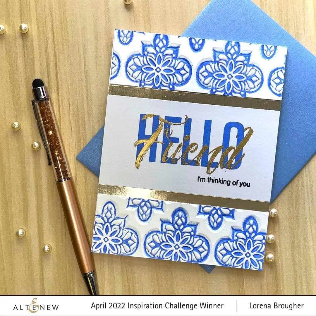 Intricate Tiles 3D Embossing Folder