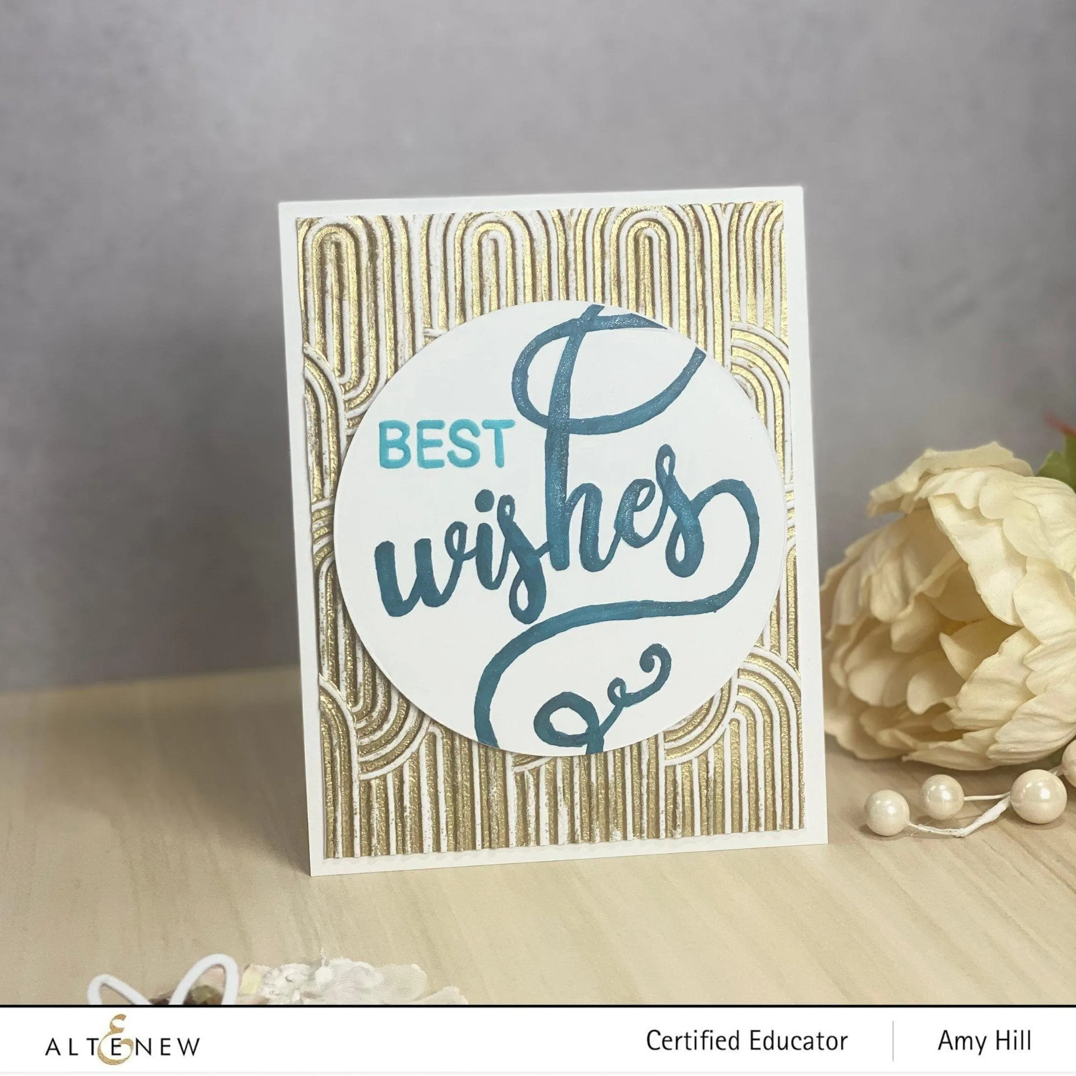 Linked Ovals 3D Embossing Folder