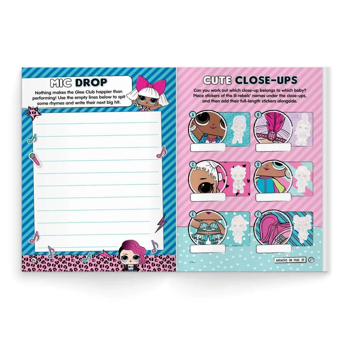 L.O.L. 1000 Sticker Book