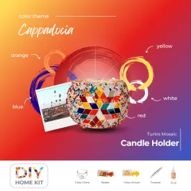 Mosaic Candle Holder DIY Home Kit "CAPPADOCIA"