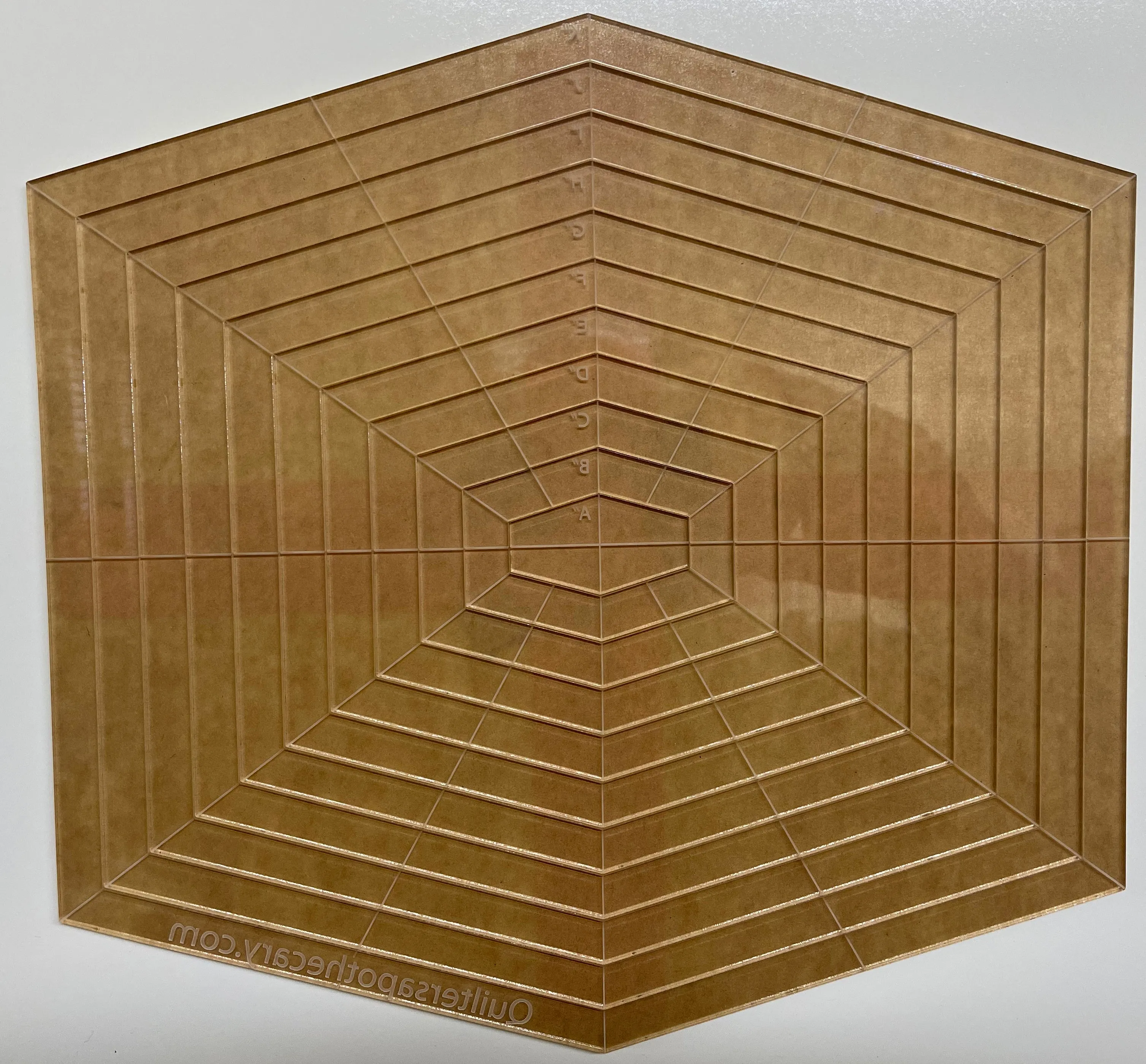 Mystical Shapes Nested Wide Hexagon