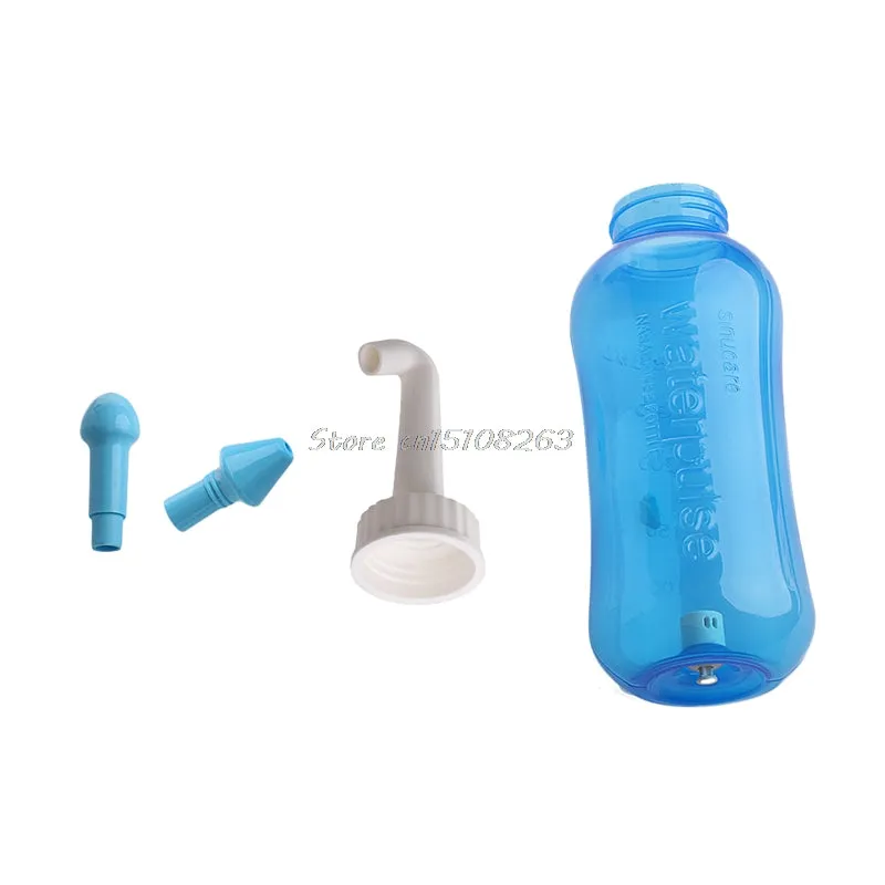 Nose Wash System Clean Sinus Allergies Nasal Pressure Neti pot
