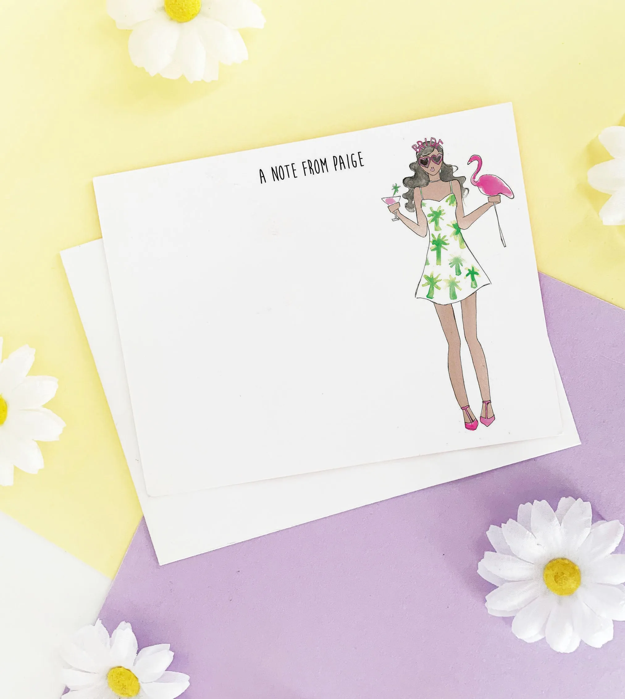 Palm Springs Bride Personalized Stationery