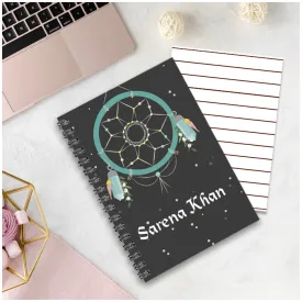 Personalised Notebook (A5 Size) - Dreamcatcher