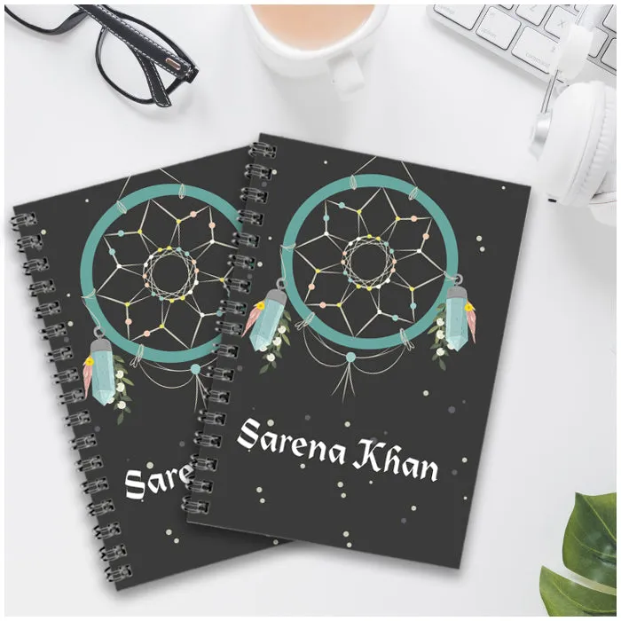Personalised Notebook (A5 Size) - Dreamcatcher