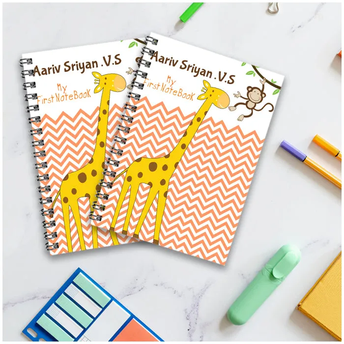 Personalised Notebook (A5 Size) - Jungle Fun