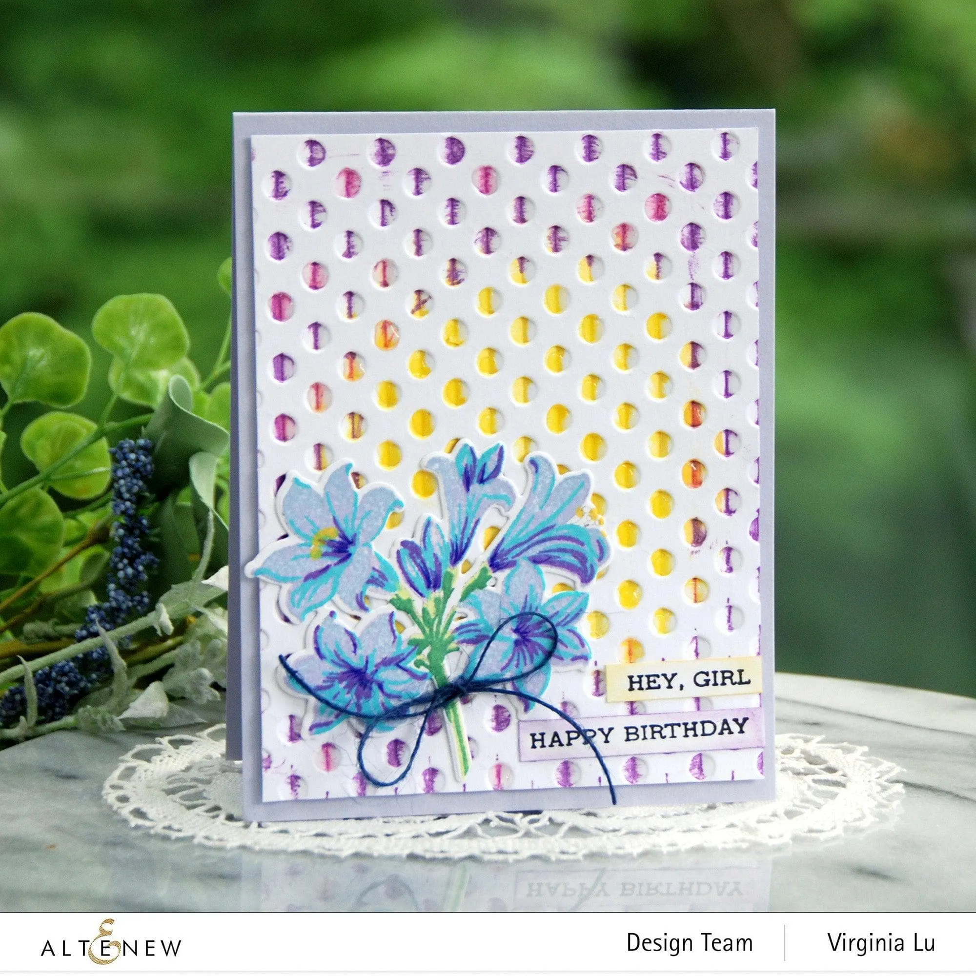 Playful Circles 3D Embossing Folder
