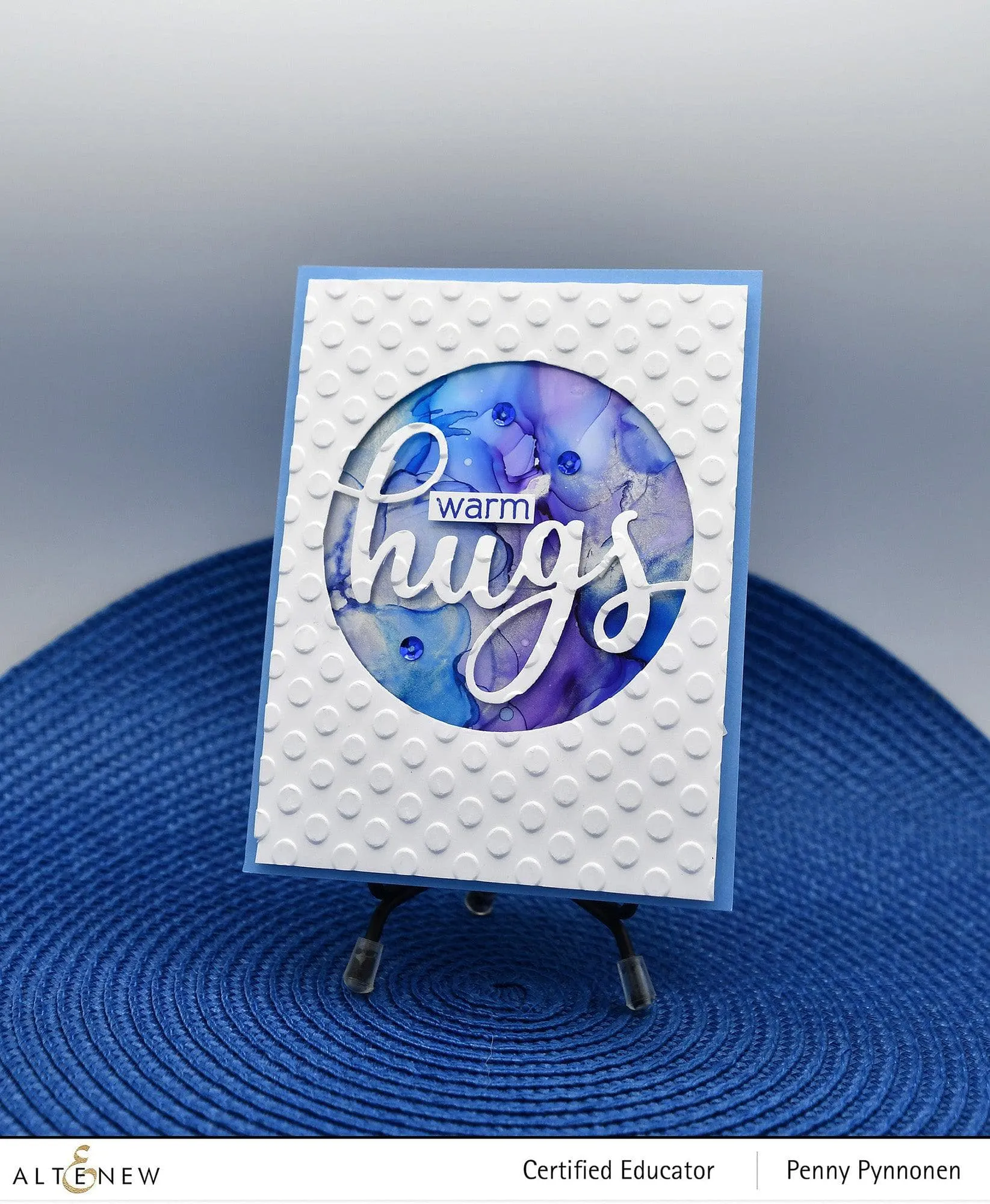Playful Circles 3D Embossing Folder