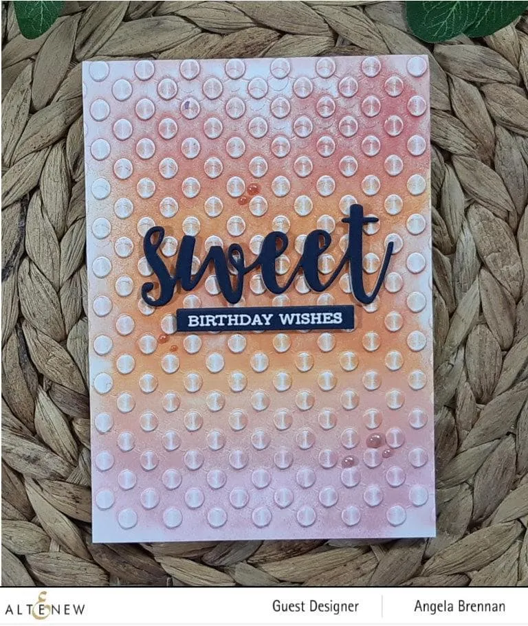 Playful Circles 3D Embossing Folder