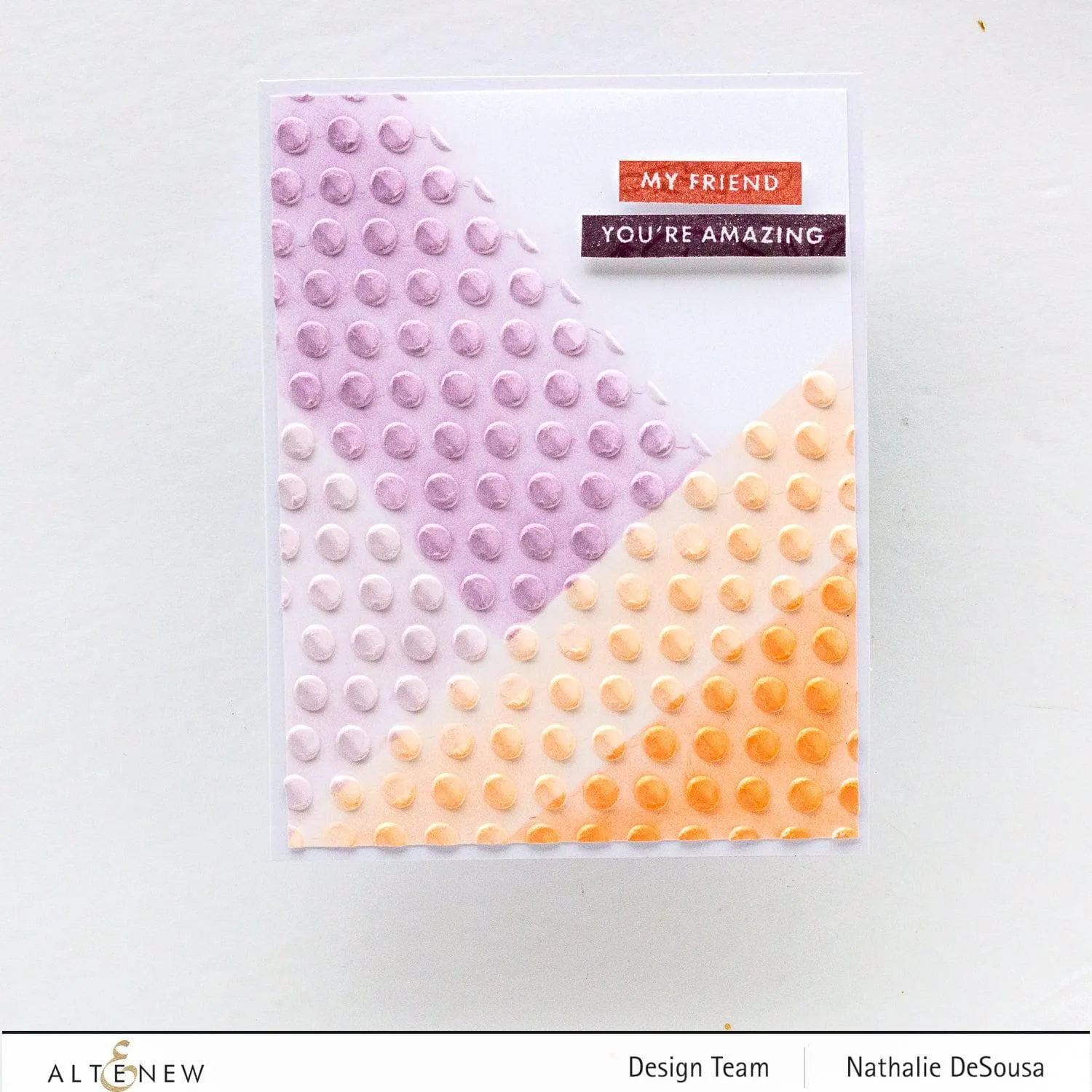 Playful Circles 3D Embossing Folder