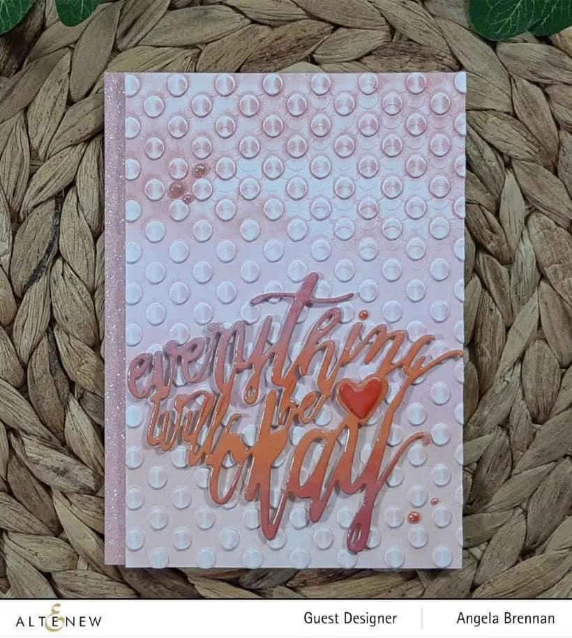 Playful Circles 3D Embossing Folder