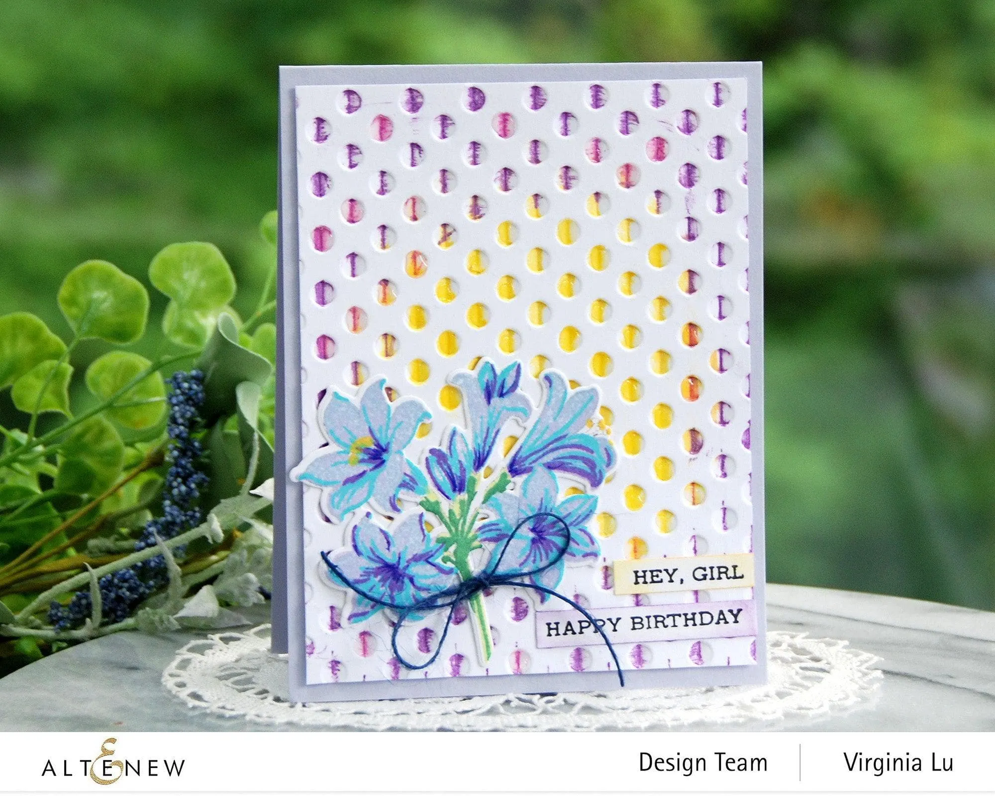 Playful Circles 3D Embossing Folder