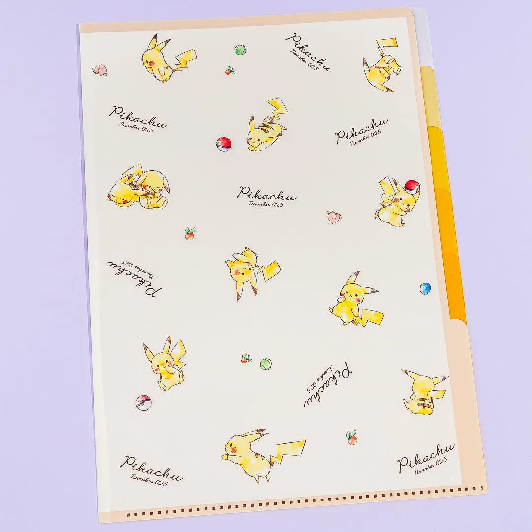 Pokemon Pikachu Number 025 Multi-Slot A4 File Folder