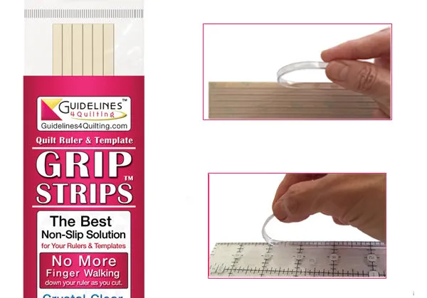 Quilt Ruler Upgrade Kit with an Extra Pack of Grip Strips