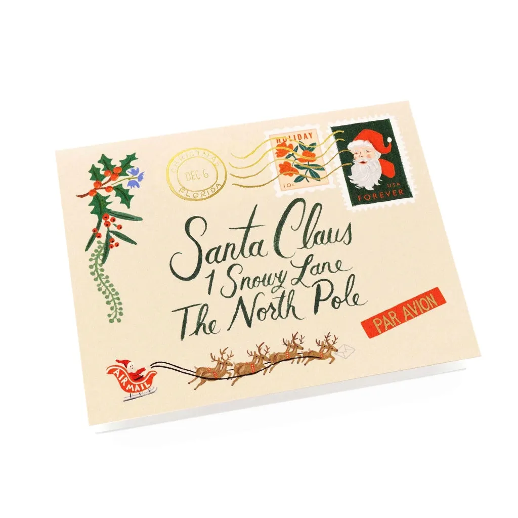 Rifle Paper Co. Santa Letter Card