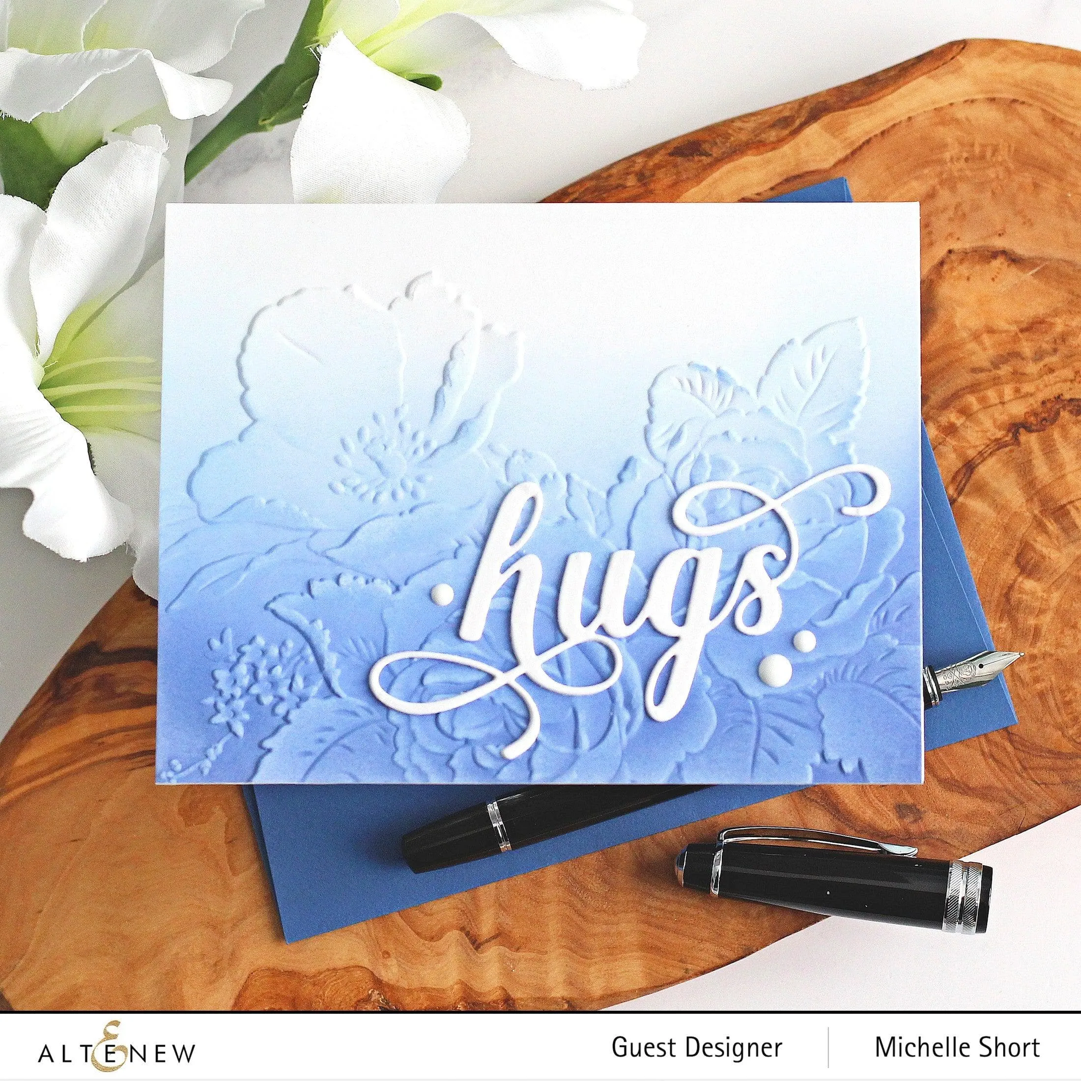 Rose Bouquet 3D Embossing Folder