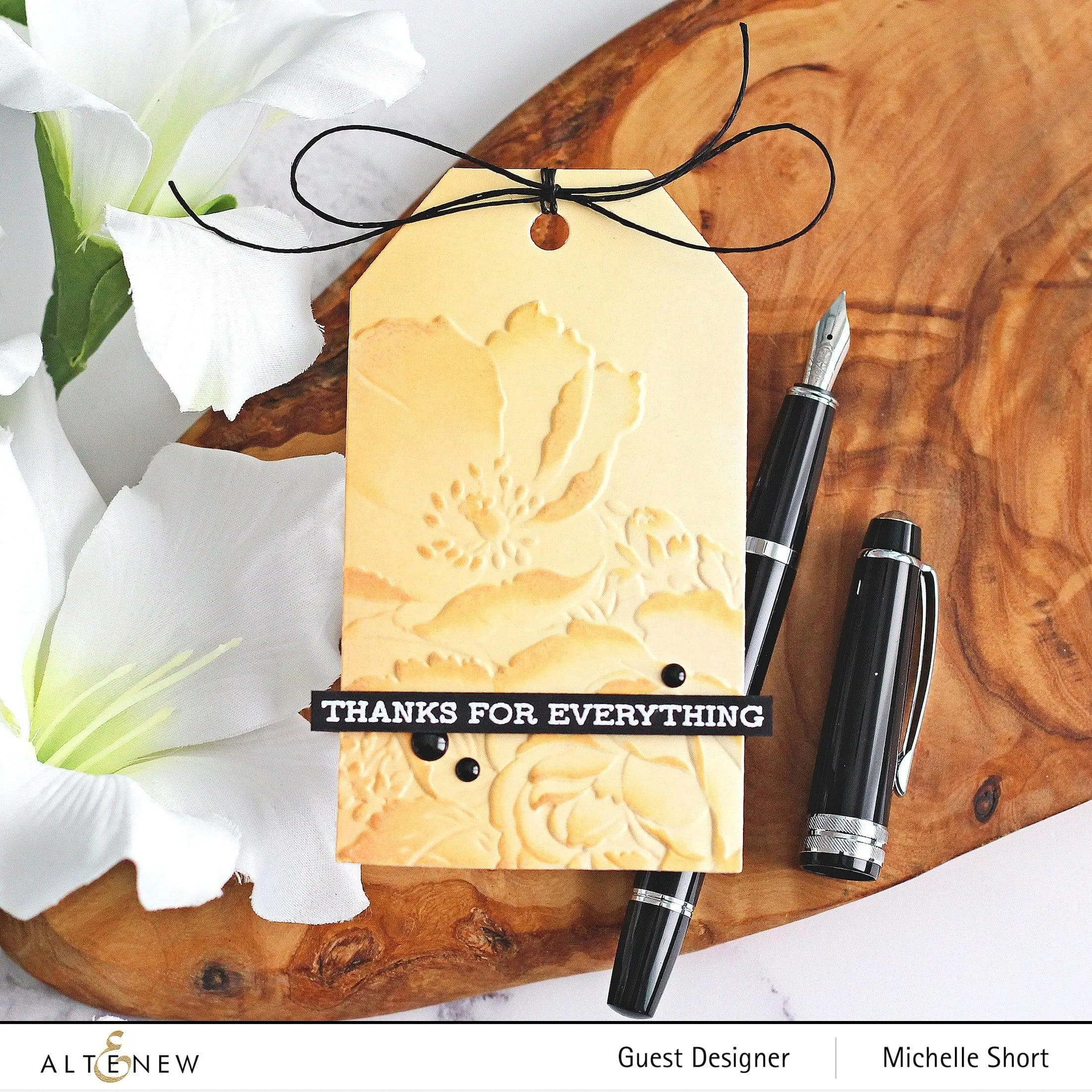 Rose Bouquet 3D Embossing Folder