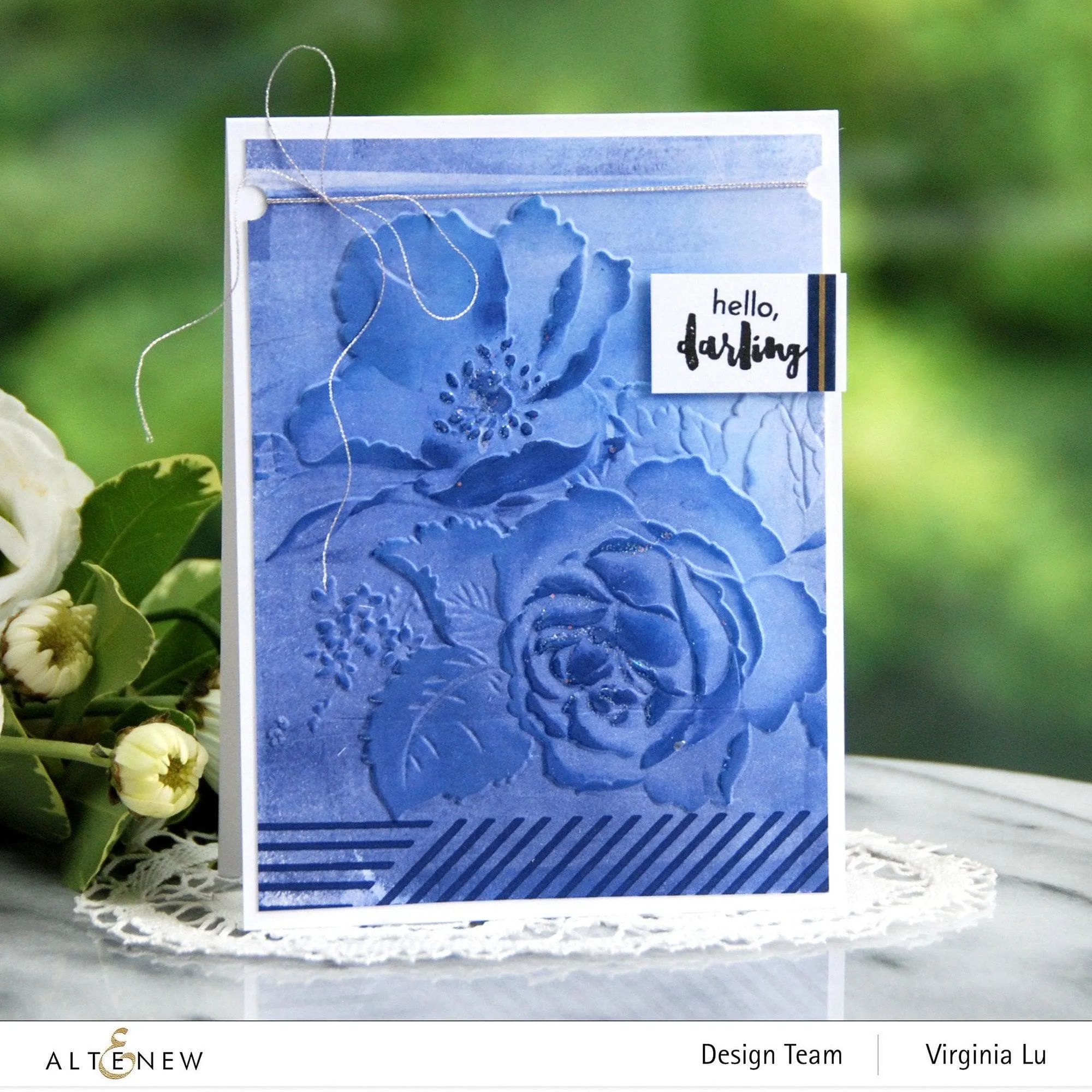 Rose Bouquet 3D Embossing Folder