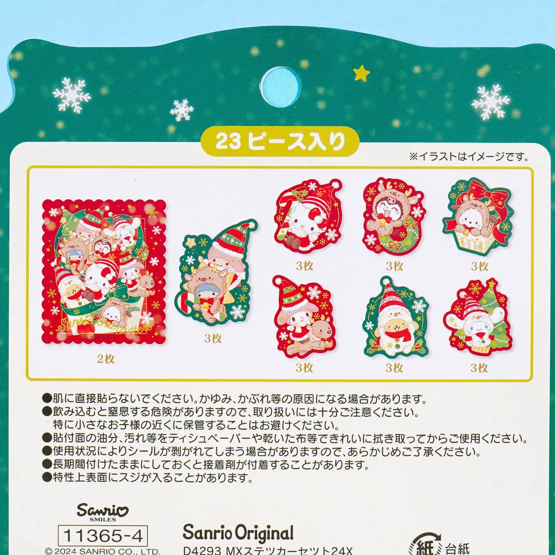 Sanrio Characters Christmas Party Stickers